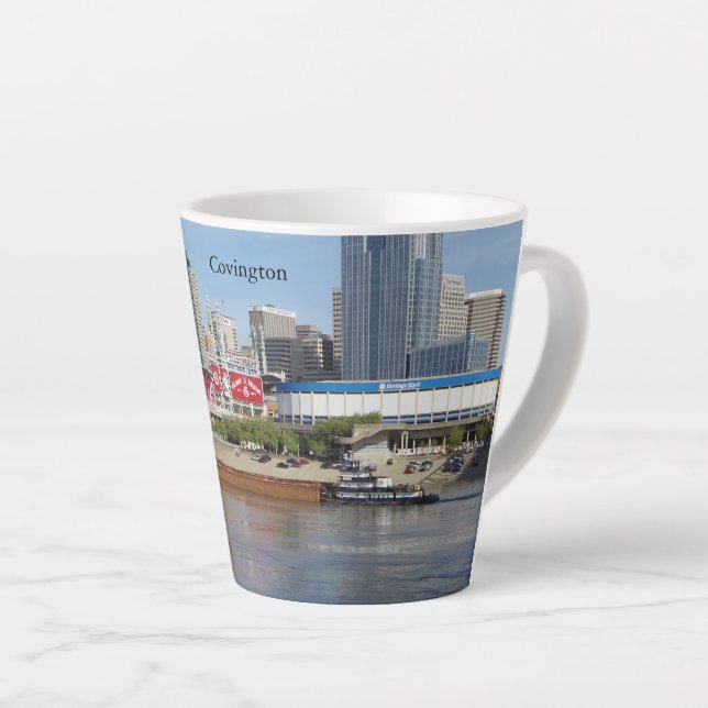 Covington & Barges latte Tasse (Rechte Ecke)