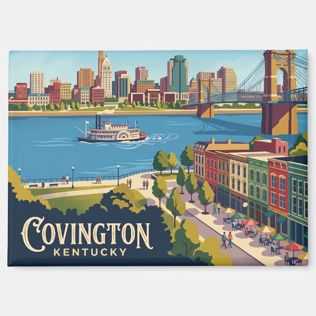 Covington, Kentucky Kentucky Magnet (Vorderseite)