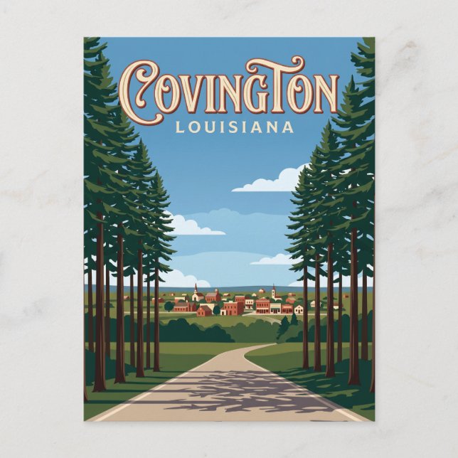 Covington USA Postkarte (Vorderseite)