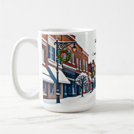 Covington, VA Winter Edition Weihnachtsgrüße Kaffeetasse