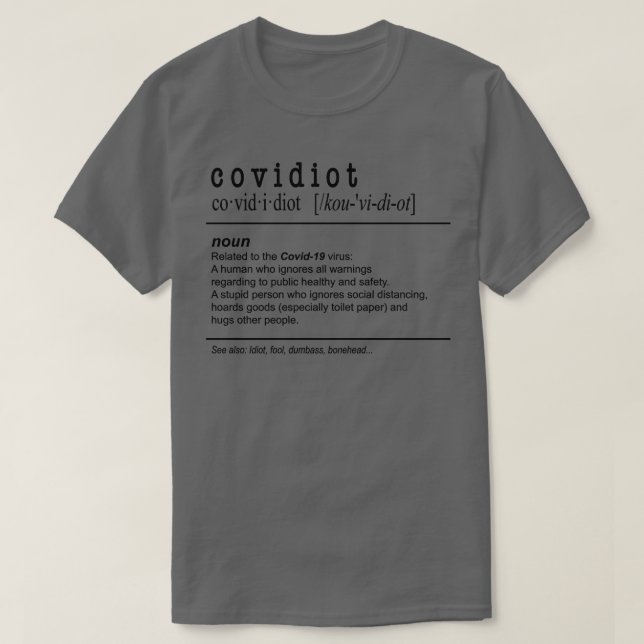 CovNoun-Virus T-Shirt (Design vorne)