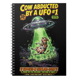 Cow Abducted by a UFO #1 Notizblock
