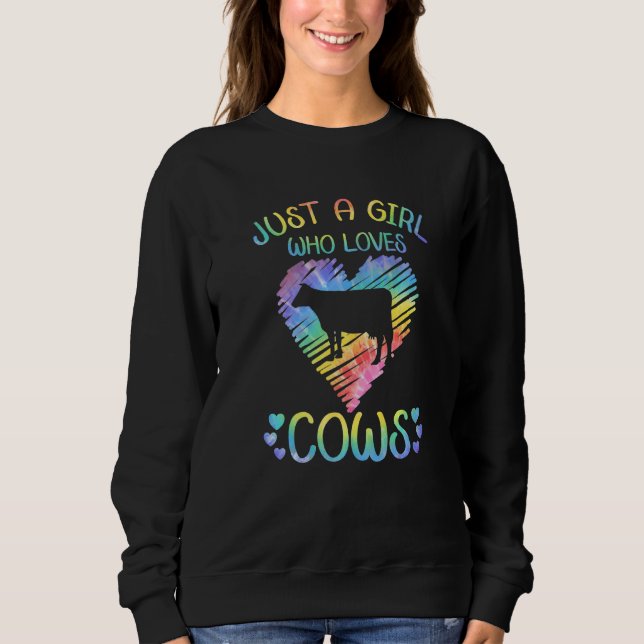 Cow Apparel Farmer Cows Lover for Women & Kids Pre Sweatshirt (Vorderseite)