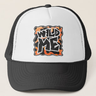 Cow Black and Orange Wild Me Truckerkappe