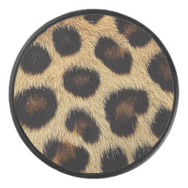 Cow Black White Spots Fur Eishockey Puck