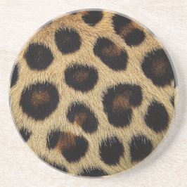 Cow Black White Spots Fur Getränkeuntersetzer
