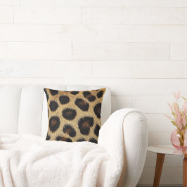 Cow Black White Spots Fur Kissen