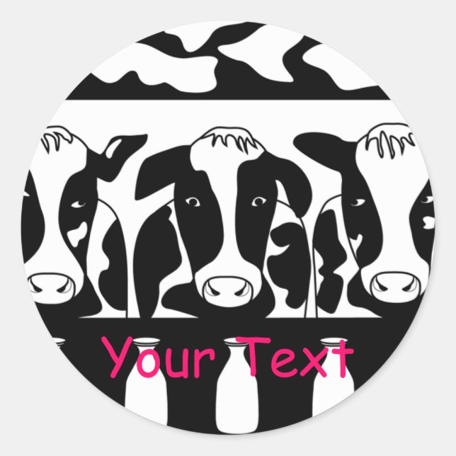 Cow Business Sticker (Vorderseite)