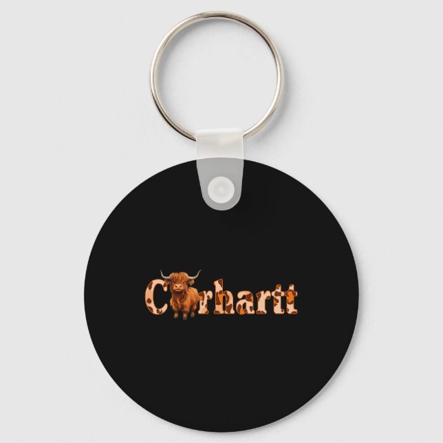 Cow Carhartt Christmas  Schlüsselanhänger (Vorderseite)