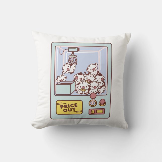 COW CLAW MACHINE KISSEN (Vorderseite)