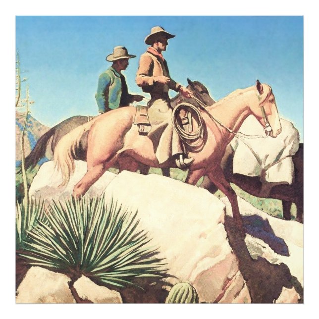 "Cow Country" von Maynard Dixon Fotodruck (Vorne)