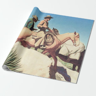 "Cow Country" von Maynard Dixon Geschenkpapier