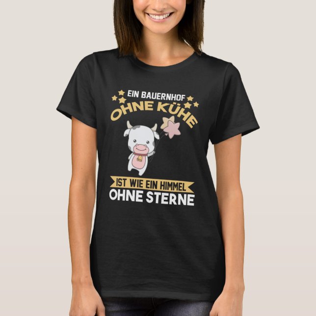 Cow Cows Farmer T-Shirt (Vorderseite)