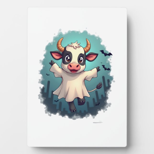 Cow Ghost Boo-levard Fotoplatte (Vorderseite)