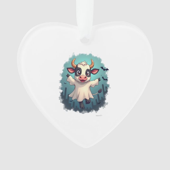 Cow Ghost Boo-levard Ornament (Vorderseite)