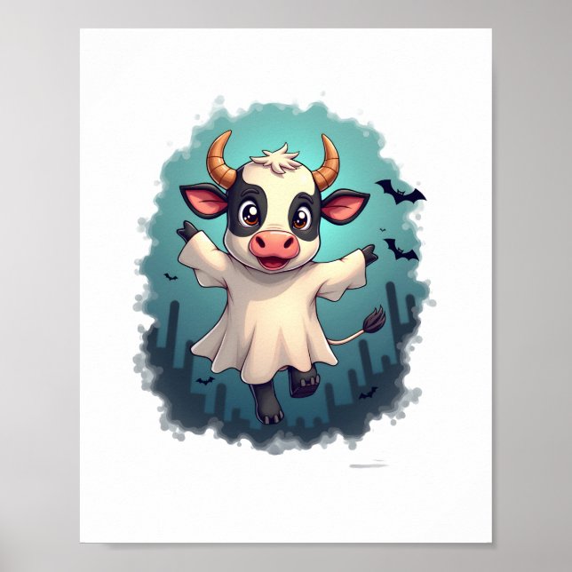 Cow Ghost Boo-levard Poster (Vorne)