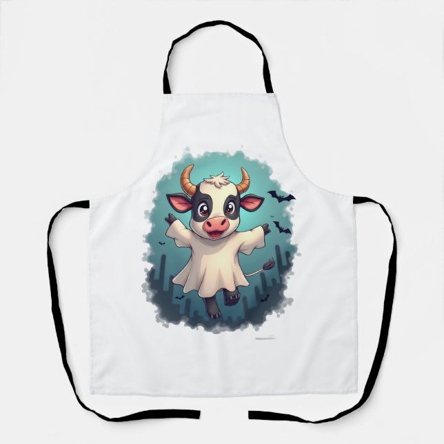 Cow Ghost Boo-levard Schürze (Vorderseite)