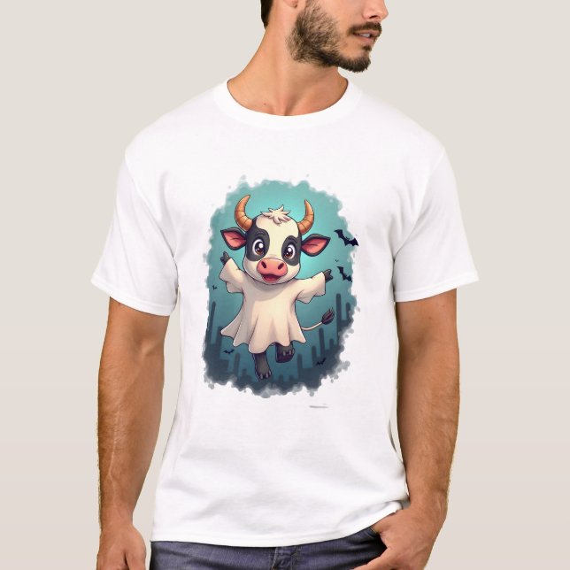 Cow Ghost Boo-levard T-Shirt (Vorderseite)