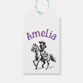 Cow Girl Geschenkanhänger