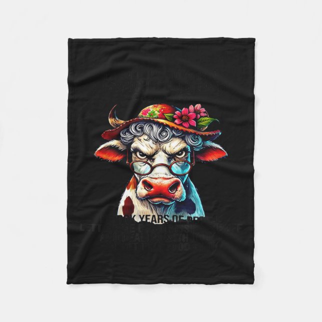 Cow I Didn't Just Turn Into A Grouchy Old Woman Ov Fleecedecke (Vorderseite)