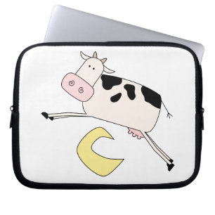 Cow Jumps Over Moon Laptopschutzhülle