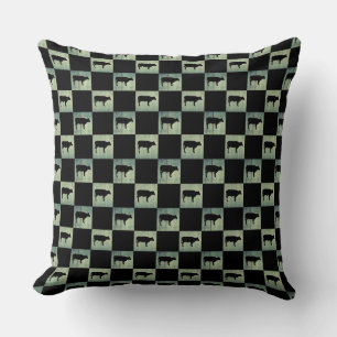 COW KARO PATTERN KISSEN