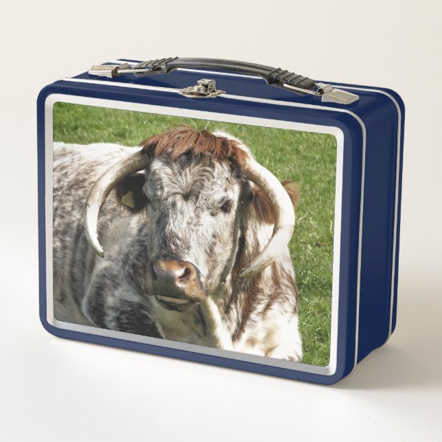 COW METALL BROTDOSE (Vorderseite)