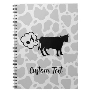 Cow Methan Icon Notebook Notizblock
