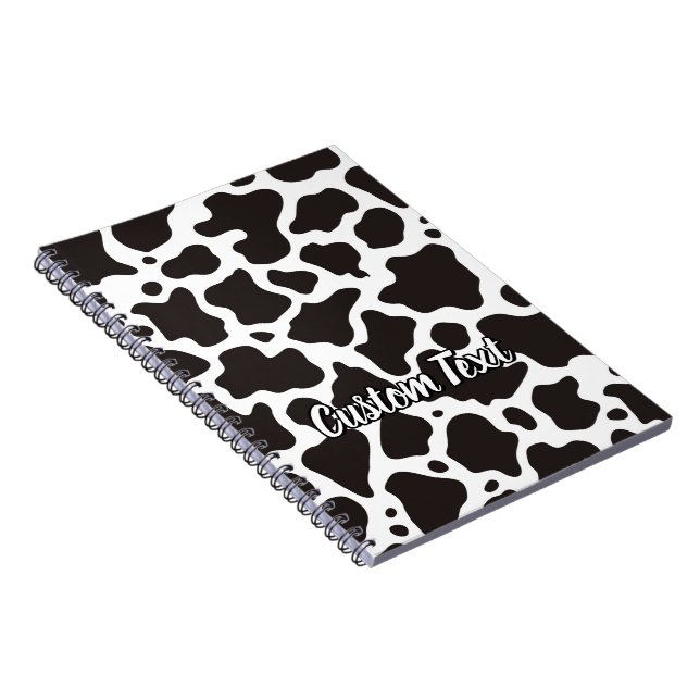 Cow Pattern Notebook Notizblock (Rechte Seite)