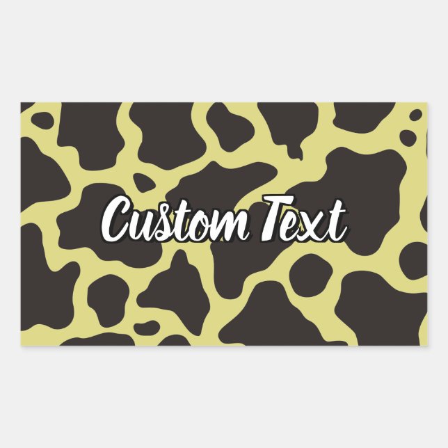 Cow Pattern Sticker (Vorderseite)