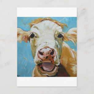 Cow Postkarte