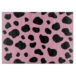 Cow Print, Cow Pattern, Cow Spots, Pink Cow Schneidebrett