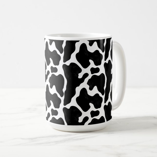 Cow Print Mug Kaffeetasse (VorderseiteRechts)