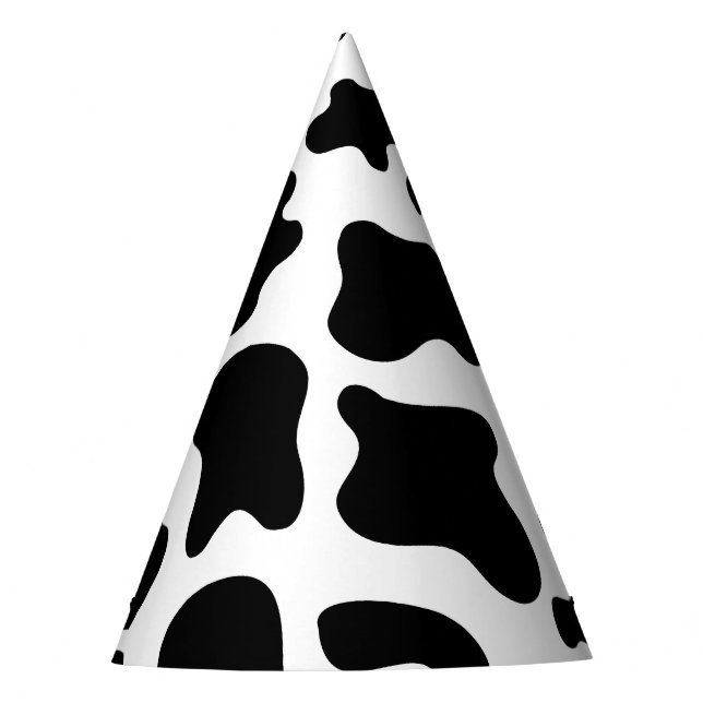 Cow Print Party Hat Partyhütchen (Vorderseite)