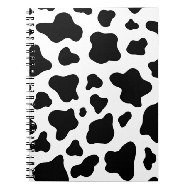 Cow versteckt moderne rustikale Hof Notizblock (Vorderseite)