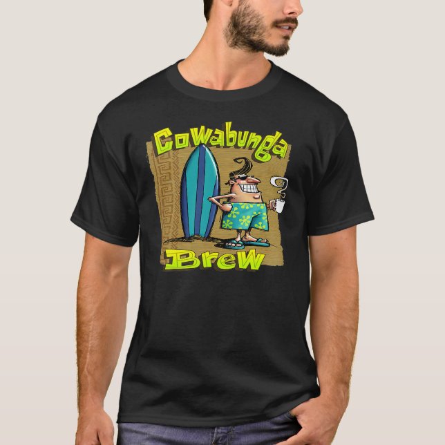 Cowabunga Brew Premium T-Shirt (Vorderseite)