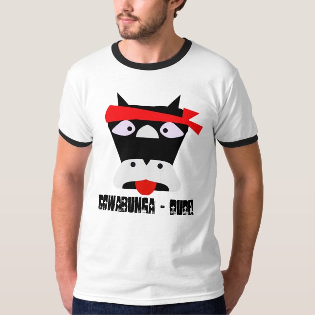 Cowabunga Typ T-Shirt (Vorderseite)