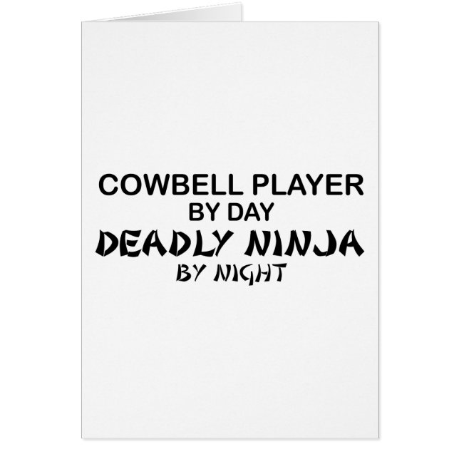 Cowbell tödliches Ninja bis zum Nacht (Vorne)