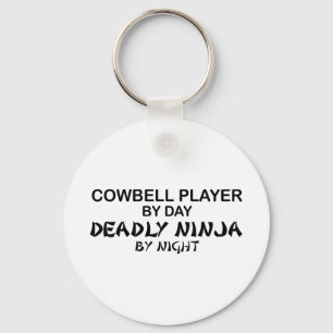 Cowbell tödliches Ninja bis zum Nacht Schlüsselanhänger