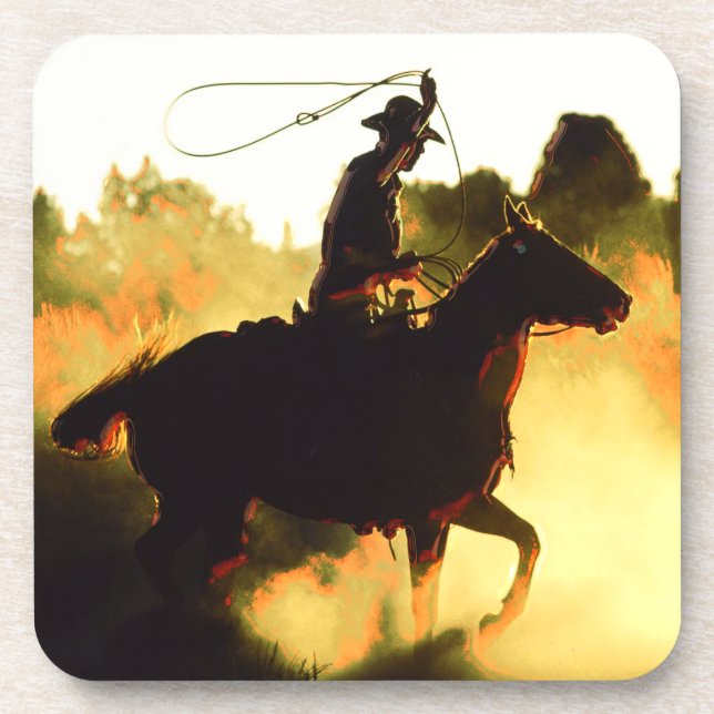 Cowboy 1 Untersetzer (Vorderseite)