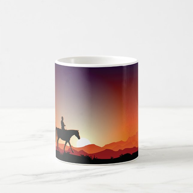 Cowboy À Cheval Mug (Créateur téléchargé)