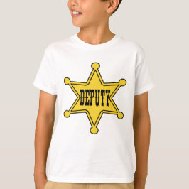 Cowboy-Abgeordneter Badge Tee