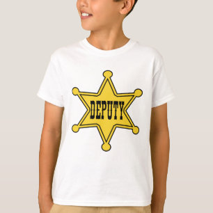 Cowboy-Abgeordneter Badge Tee