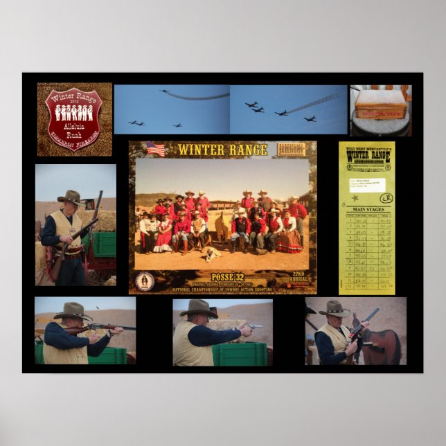 Cowboy Action Shooting Competition Poster (Vorne)