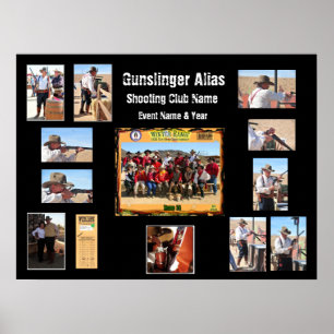Cowboy Action Shooting Event Custom Poster