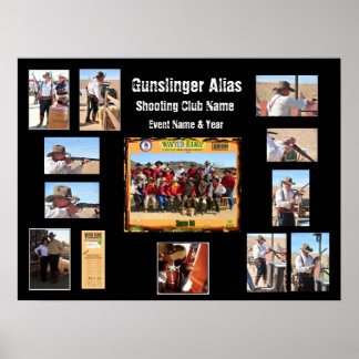 Cowboy Action Shooting Event Custom Poster