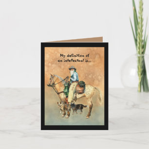 Cowboy/Appaloosa Definiere Intellektuelle Karte