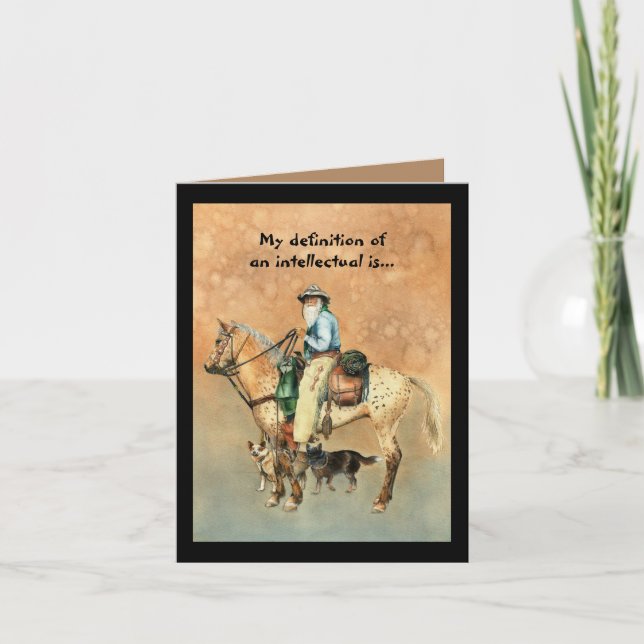 Cowboy/Appaloosa Définir la carte intellectuelle (Devant)