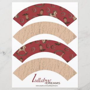Cowboy Baby Cupcake Wrapper