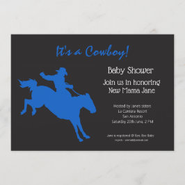 Cowboy Baby Dusche Party Einladung
